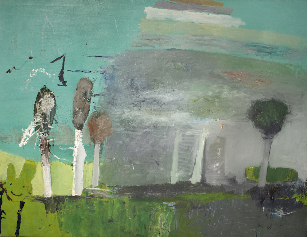 Zurab Gikashvili. Landscape. 110x130. Oil on canvas. 2002. Photo by Gia Chkhatarashvili